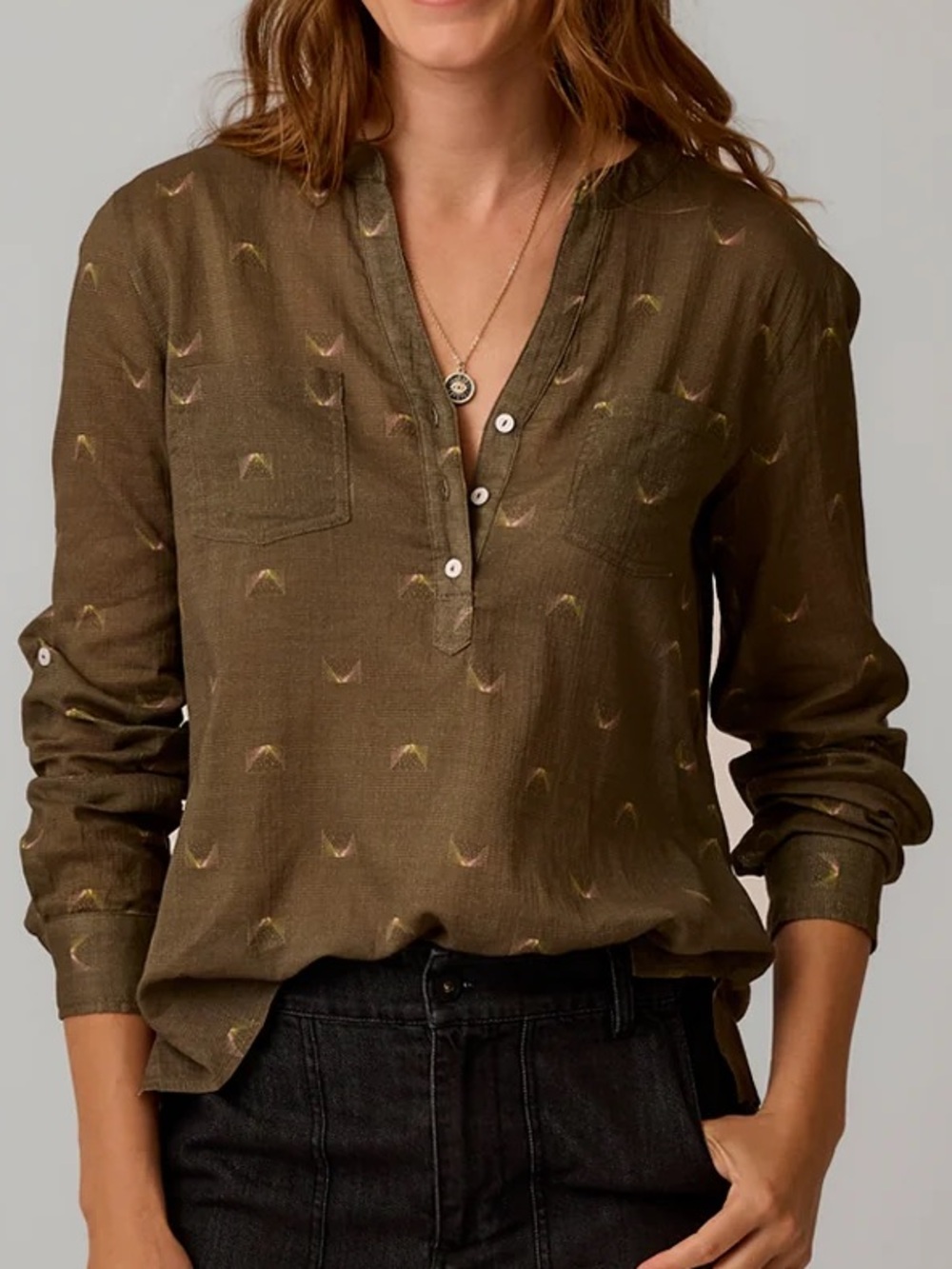 Carve Designs Dylan Gauze Shirt NWT